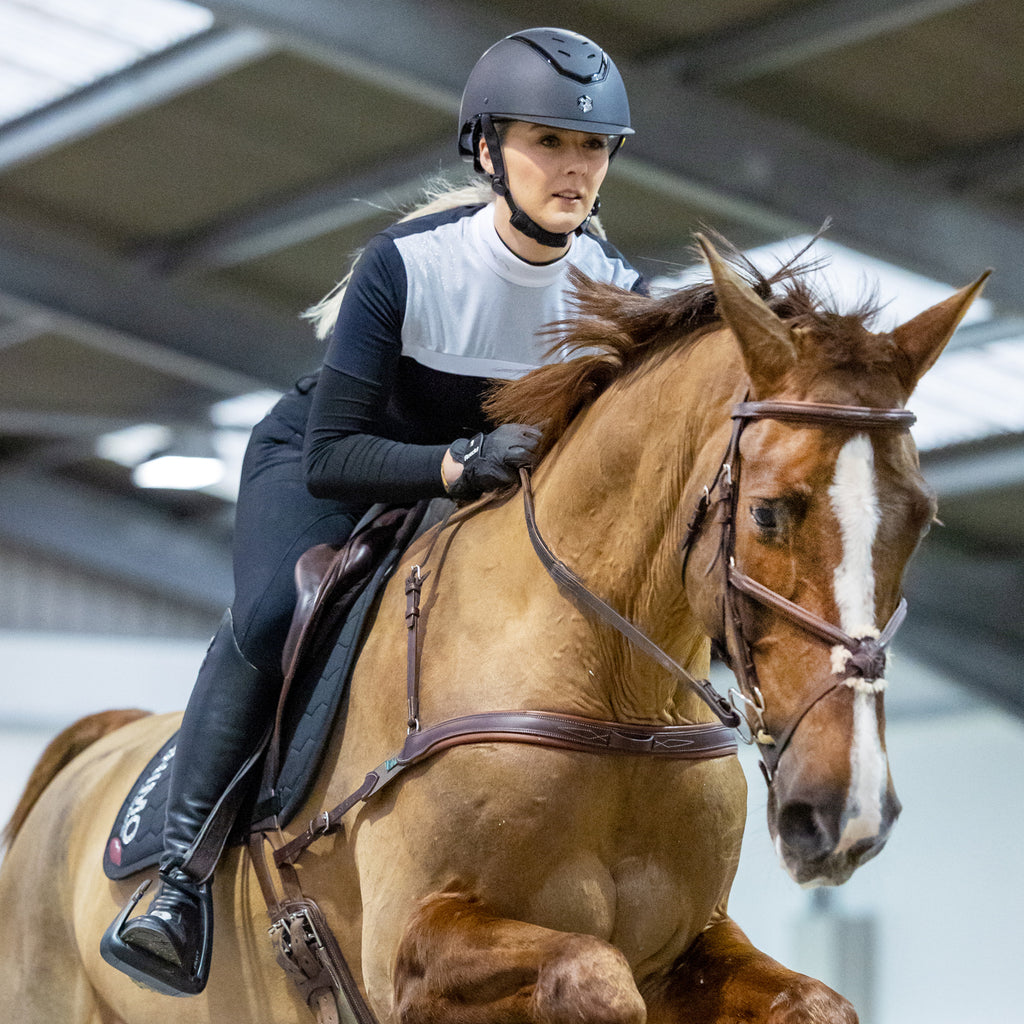 EQX Charles Owen Kylo Riding Hat - Matte Navy