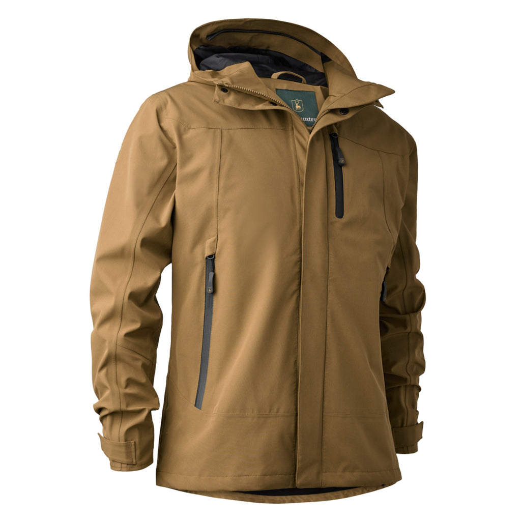 Deerhunter Mens Sarek Shell Jacket with Hood - Butternut