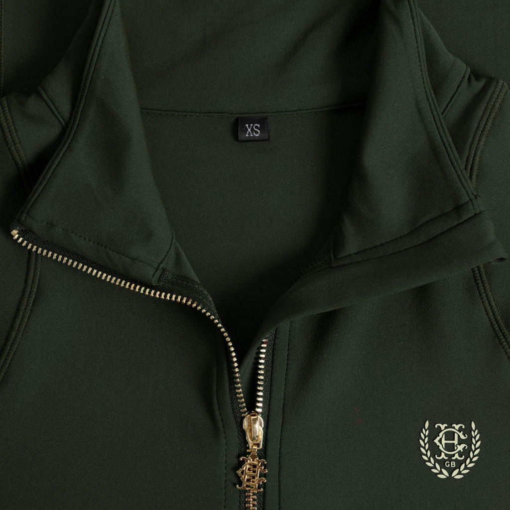 Holland Cooper Ladies Cranborne Long Sleeve Base Layer - Dark Olive