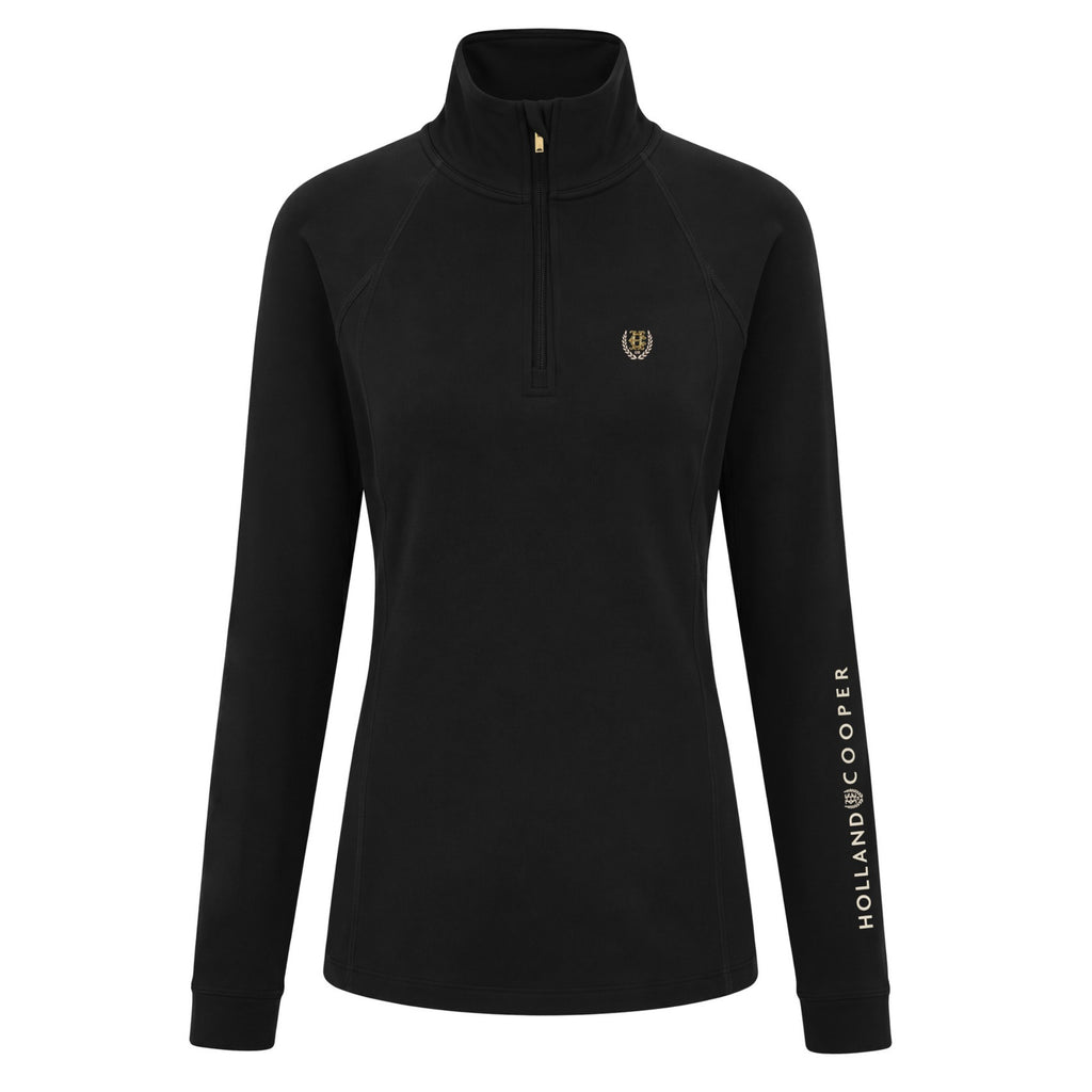 Holland Cooper Ladies Cranborne Thermal Base Layer - Black