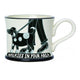 Moorland Pottery It's A Dog's Life Mug - Walkies In Yorkshire