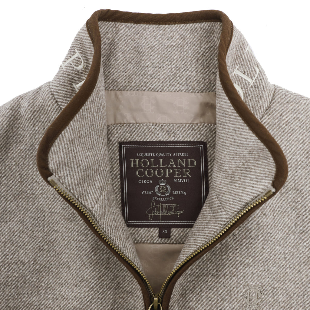 Holland Cooper Ladies Hillford Country Gilet - Sahara Twill