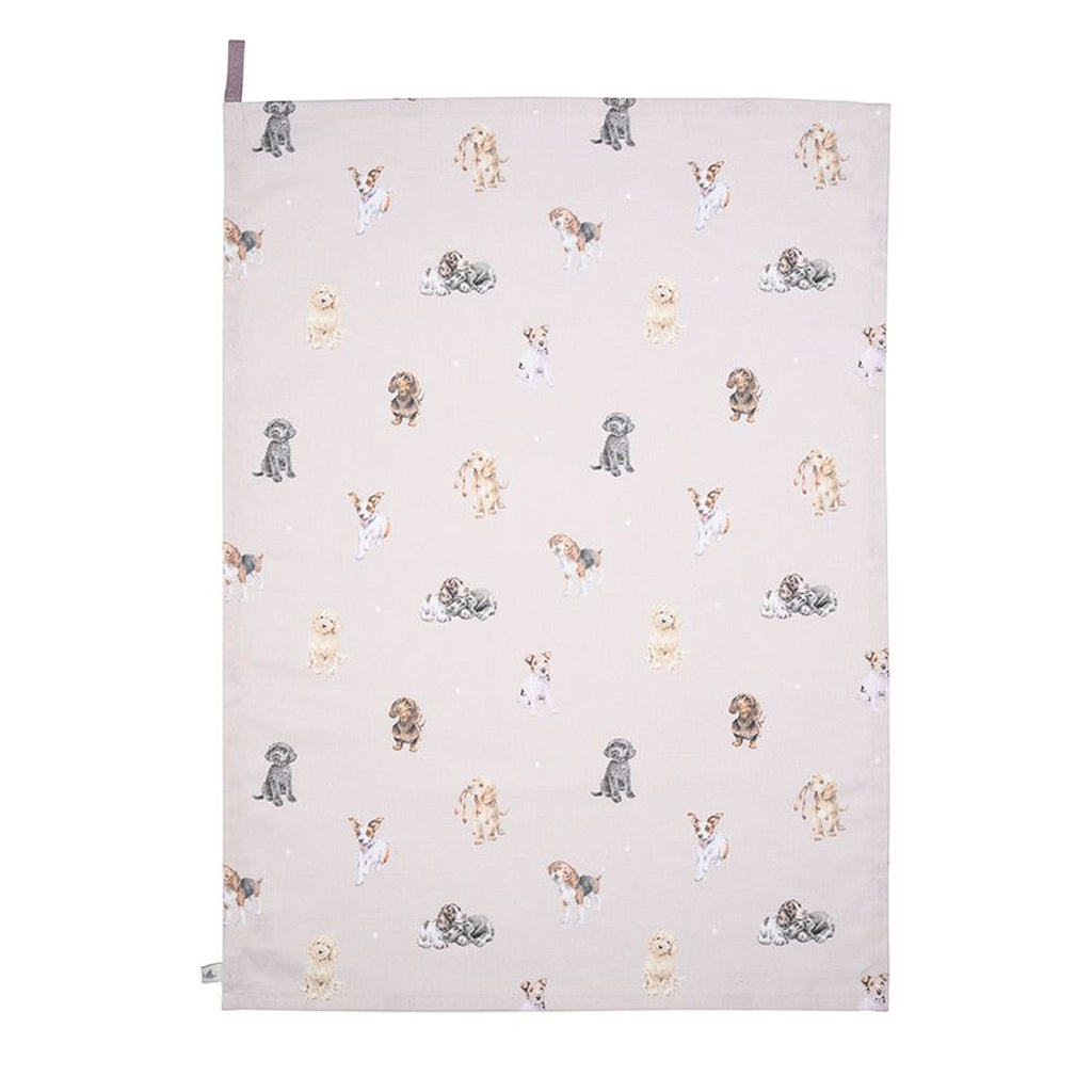 Wrendale A Dogs Life Tea Towel