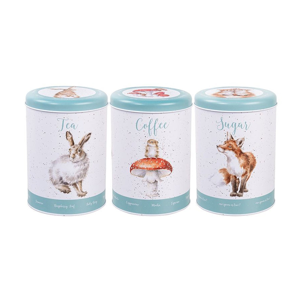 Wrendale The Country Set Tea Coffee and Sugar Canister