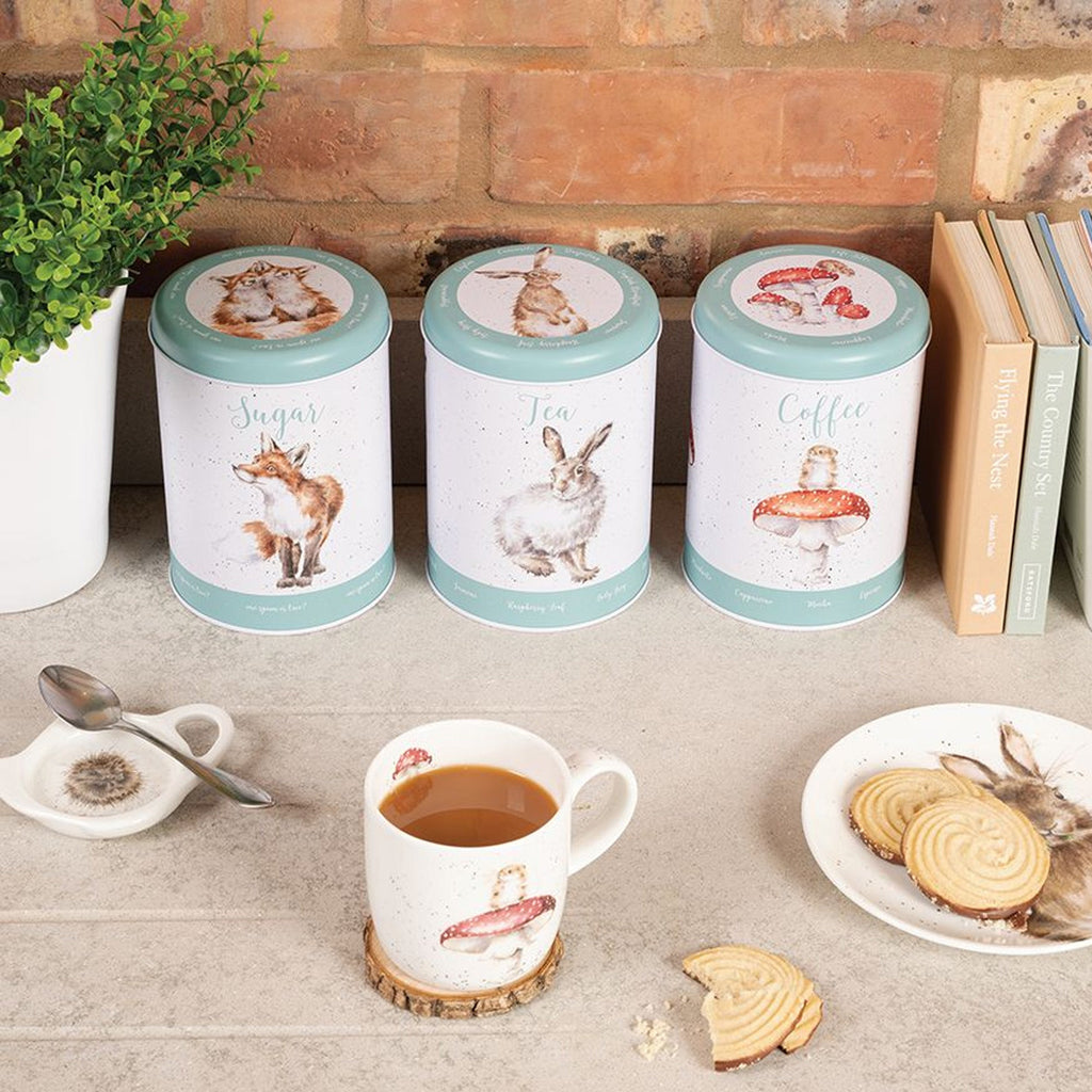 Wrendale The Country Set Tea Coffee and Sugar Canister