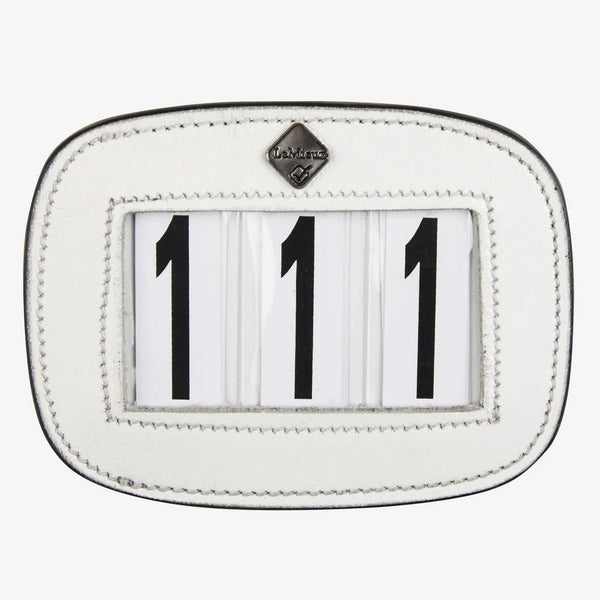 LeMieux Saddle Number Holder - White