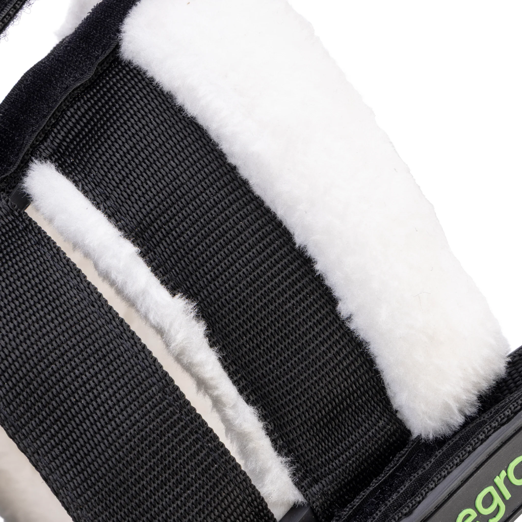 FreeGraze Deluxe AirFlow Detachable Grazing Muzzle - Black