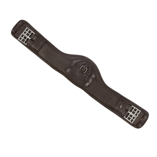 Schockemohle Pittsburgh Stretch Dressage Girth - Espresso/Silver