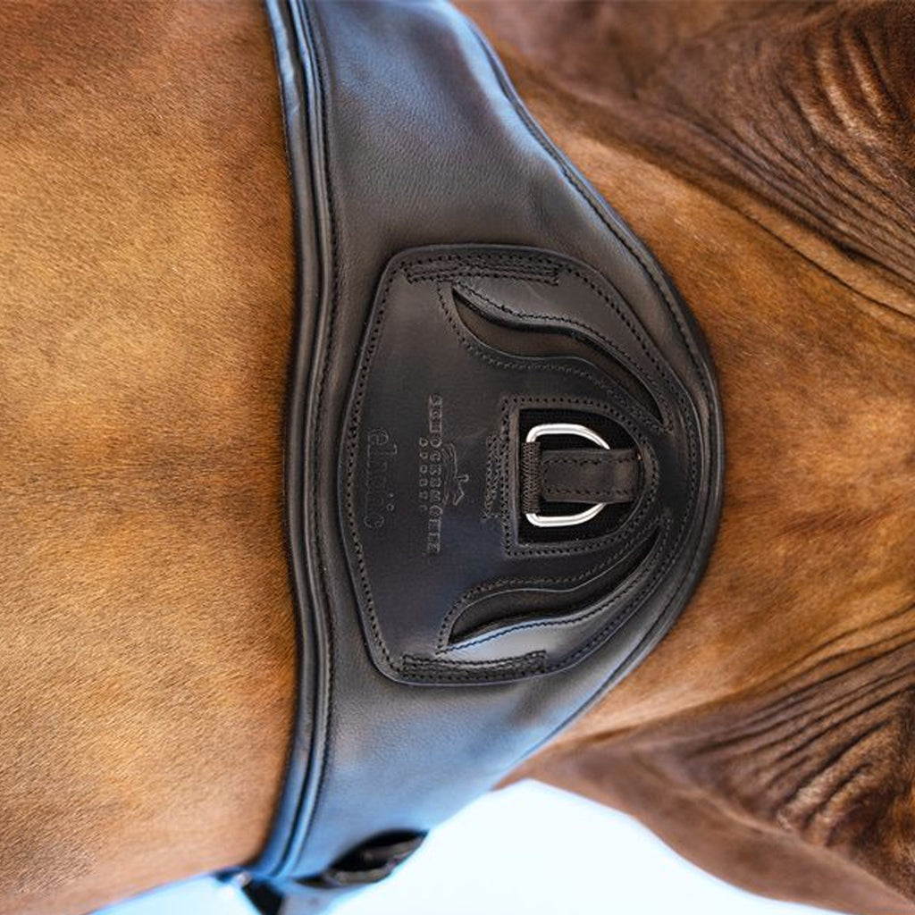 Schockemohle Pittsburgh Stretch Dressage Girth - Black/Silver