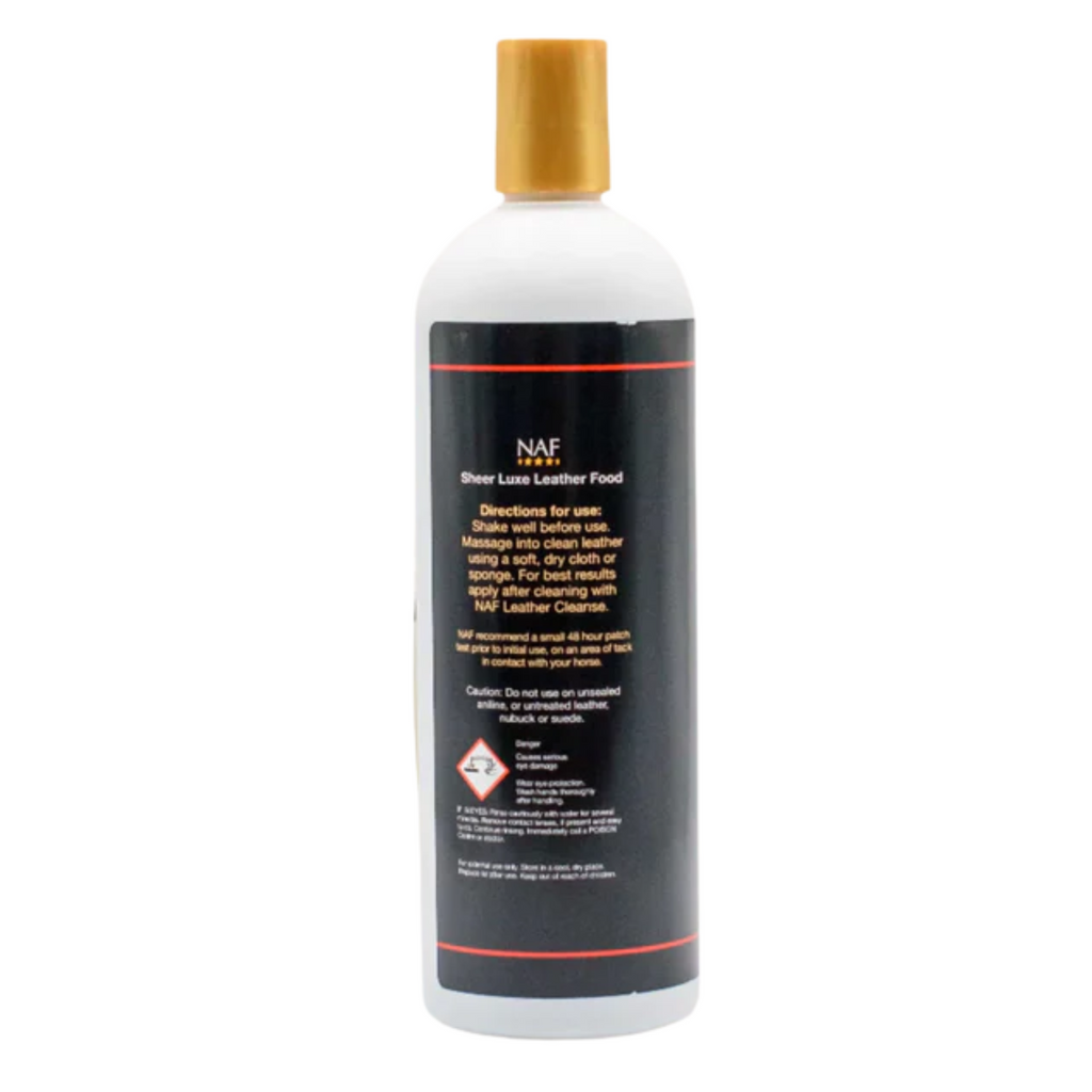 NAF Sheer Luxe Leather Food - 500ml
