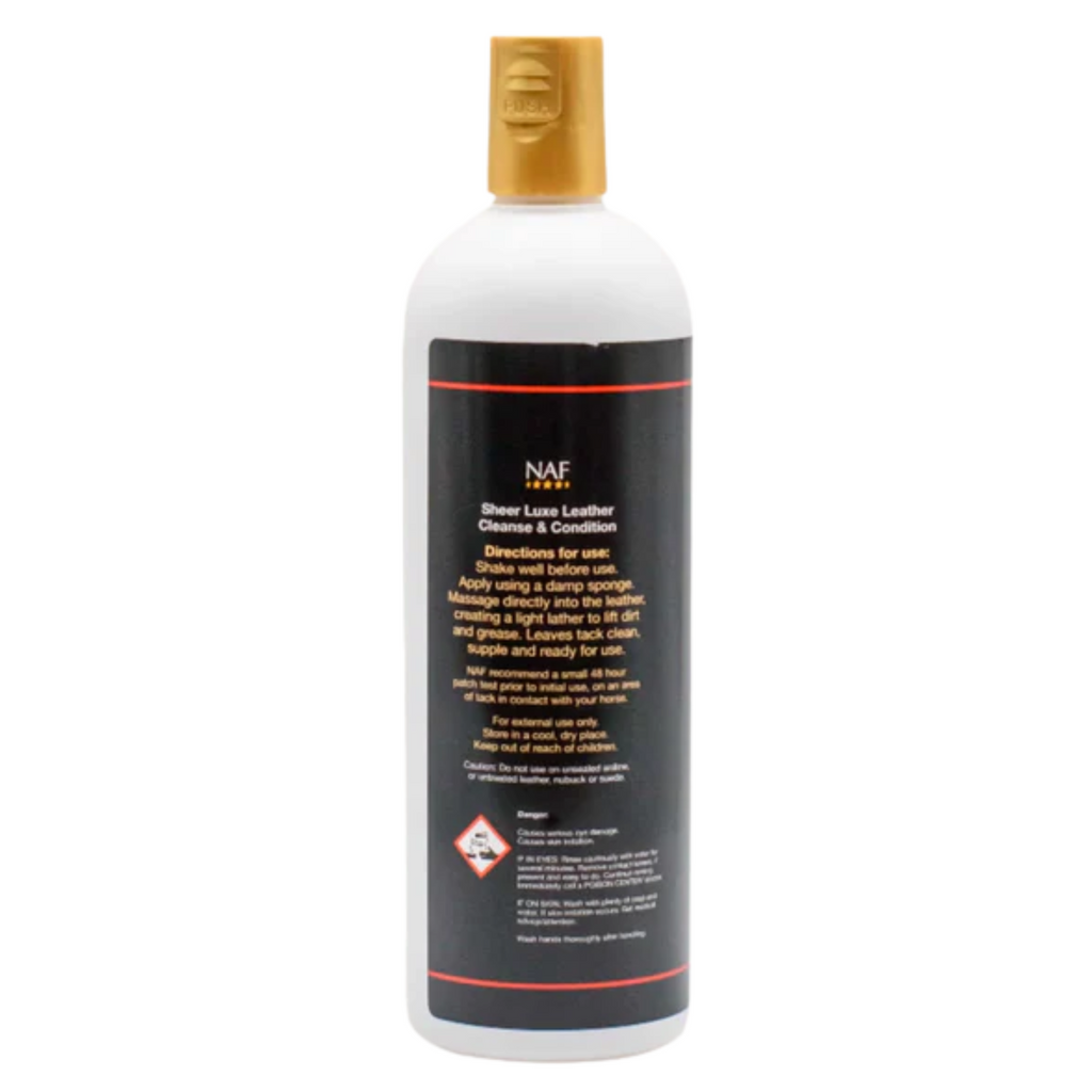 NAF Sheer Luxe Leather Cleanse and Condition - 500ml