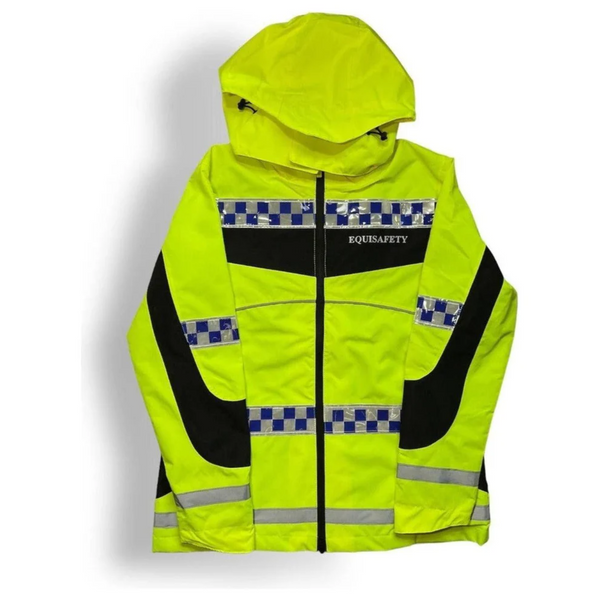 Equisafety POLITE Hi-Vis Lightweight Waterproof Jacket - Yellow
