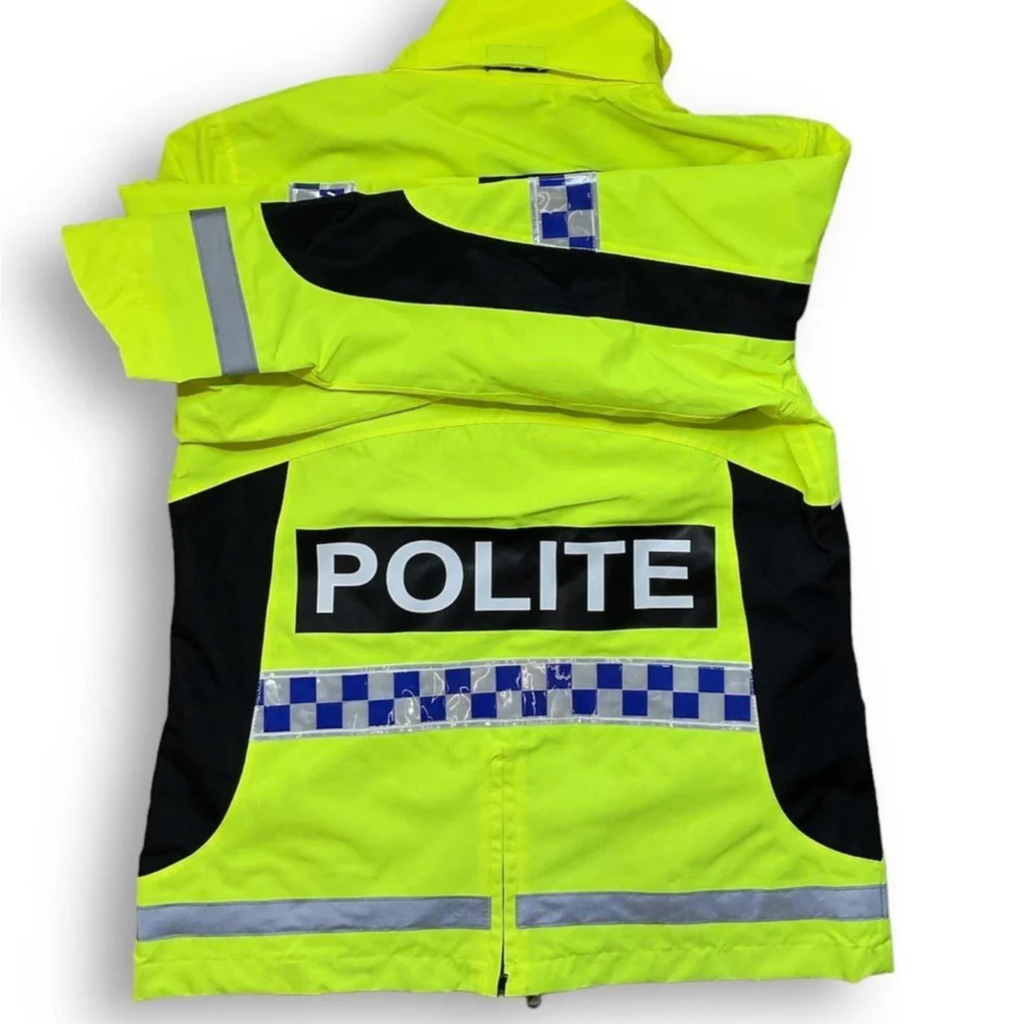 Equisafety POLITE Hi-Vis Lightweight Waterproof Jacket - Yellow