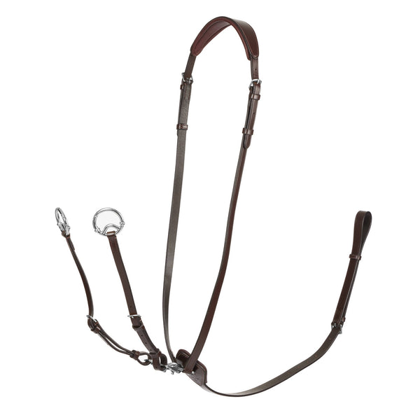 LeMieux Kudos Running Martingale - Havana/Silver