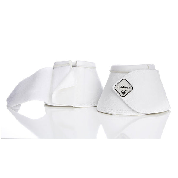 LeMieux Leather WrapRound Over Reach Boots - White