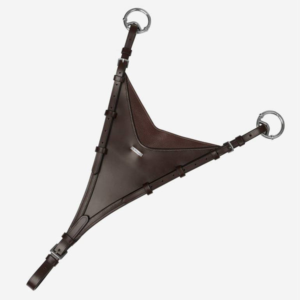 LeMieux Bib Martingale Attachment - Brown/Silver