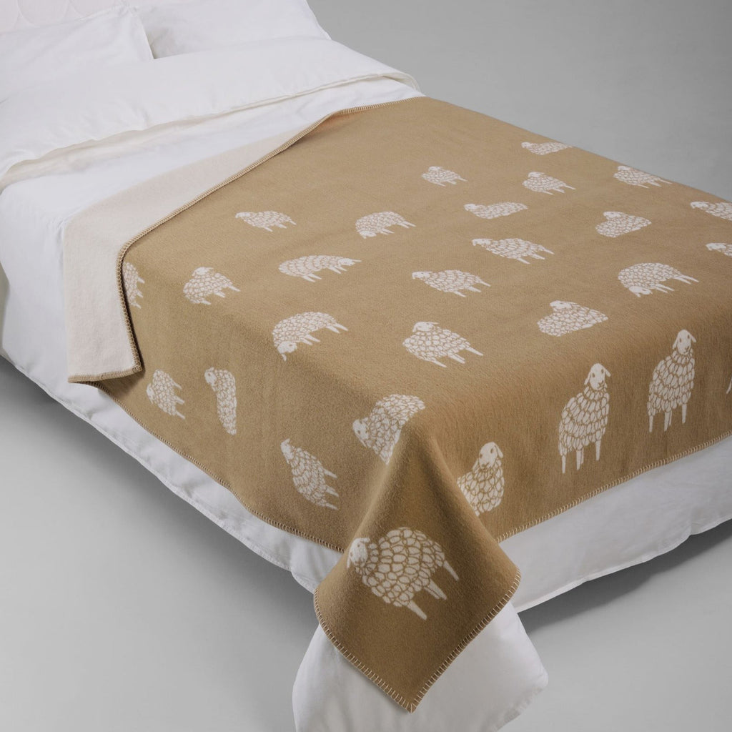 J.J. Textile Mima Sheep Cotton Blanket