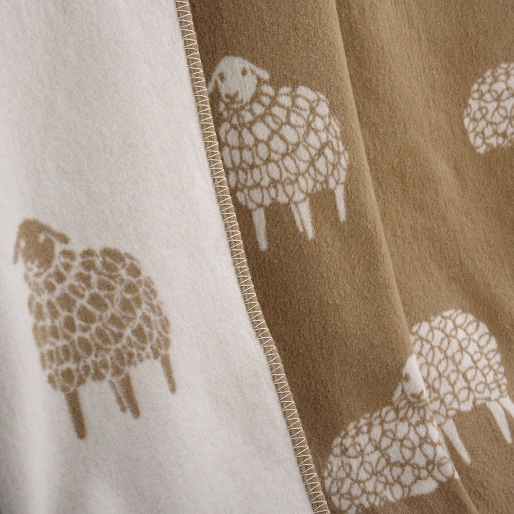 J.J. Textile Mima Sheep Cotton Blanket