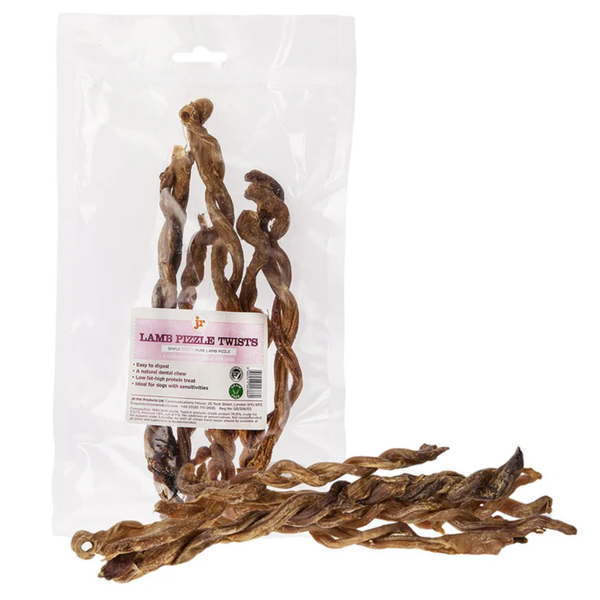 JR Pet Products Lamb Pizzle Twists
