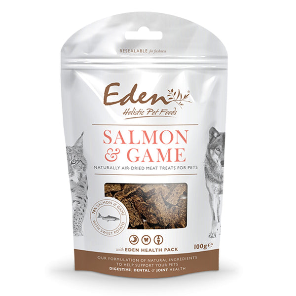 Eden Pet Foods Salmon and Game Treats - 100g