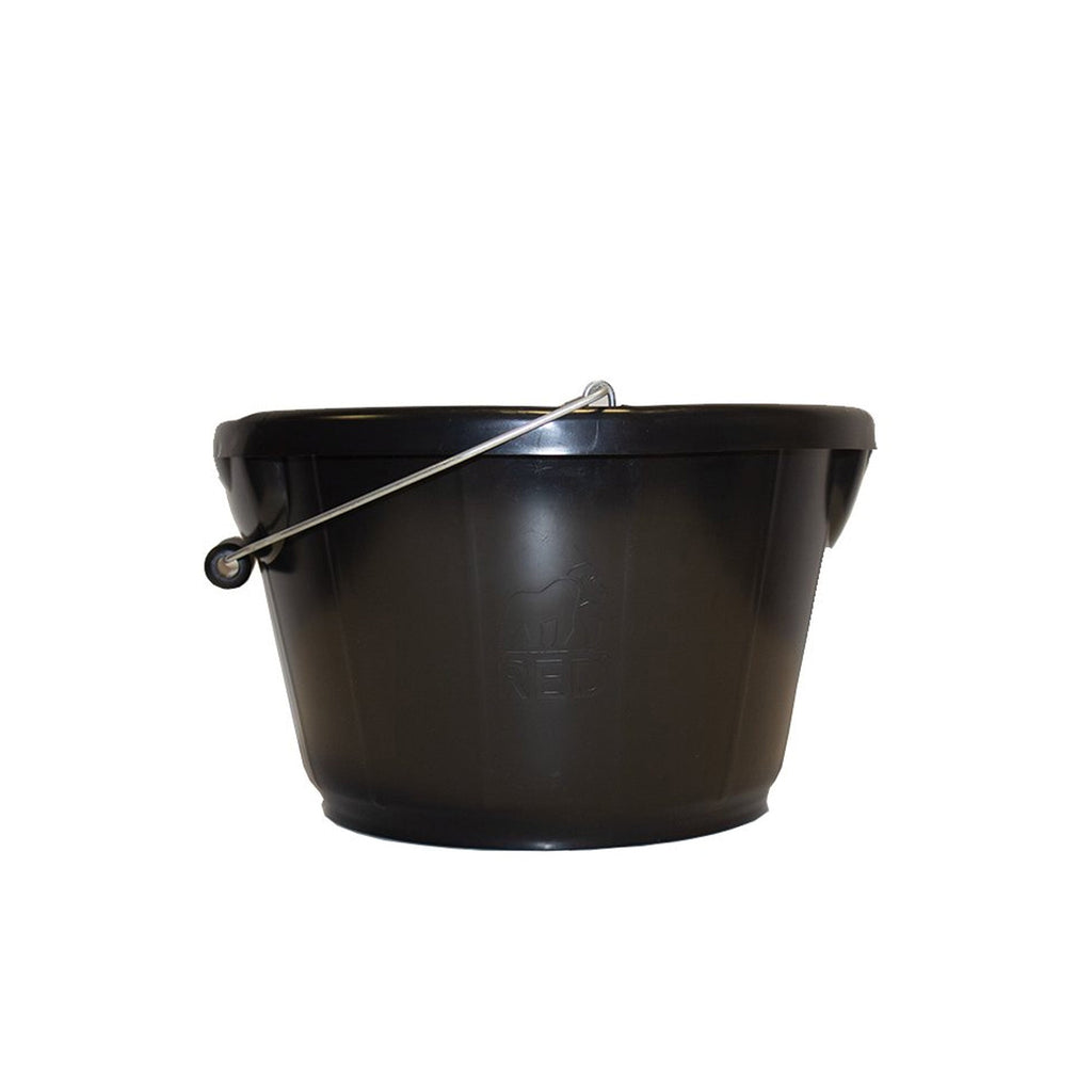 Red Gorilla Plas Shallow Bucket - Black