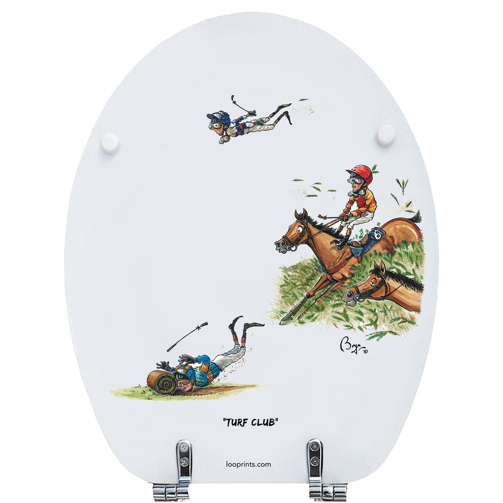 Looprints Bryn Parry Turf Club Toilet Seat