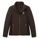Holland Cooper Ladies Boughton Diamond Quilt Jacket - Walnut