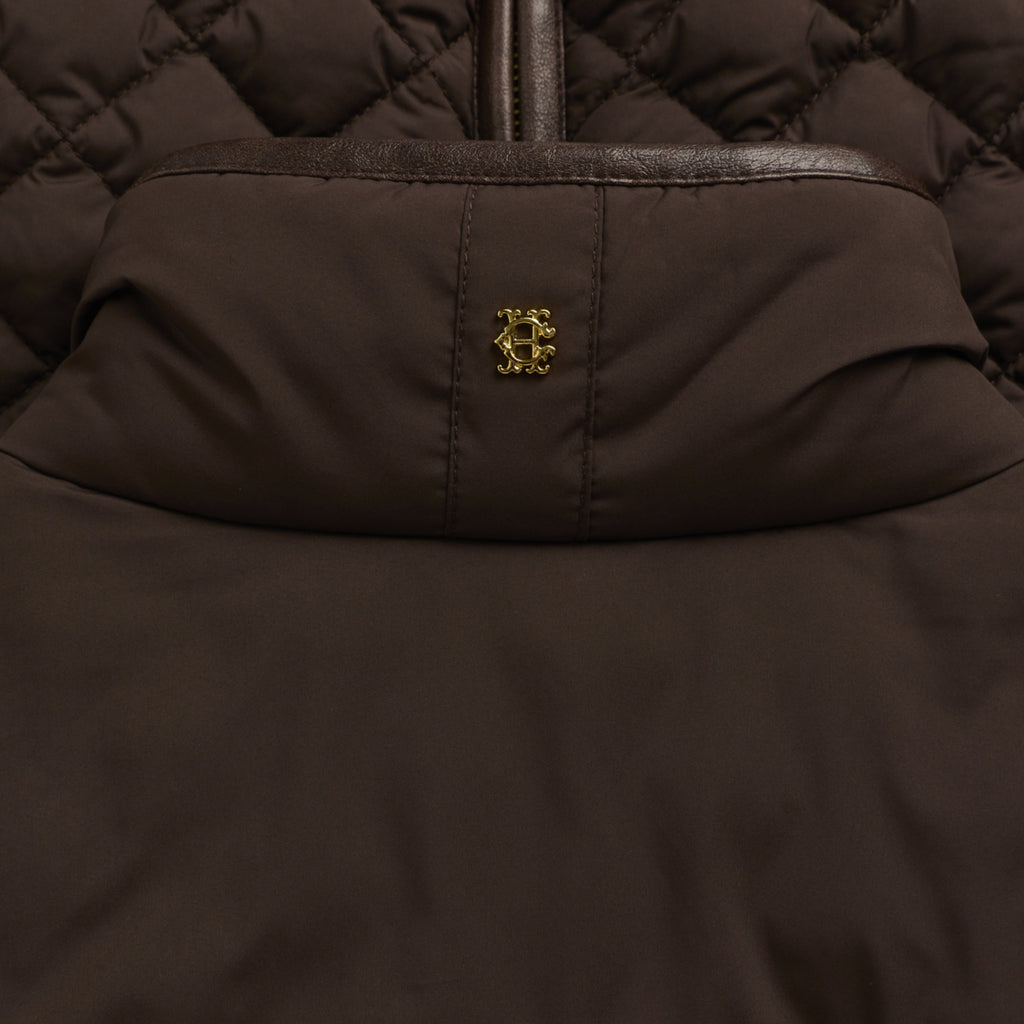 Holland Cooper Ladies Boughton Diamond Quilt Jacket - Walnut