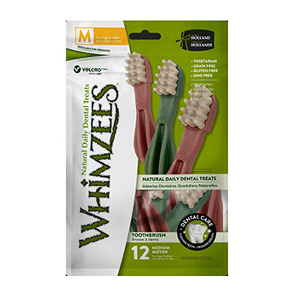 Whimzees Toothbrush Star Medium - 12 Pack