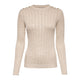 Holland Cooper Ladies Seattle Cable Crew Knit - Oatmeal