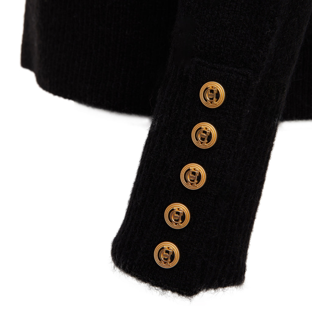 Holland Cooper Ladies Tori Roll Neck Knit - Black