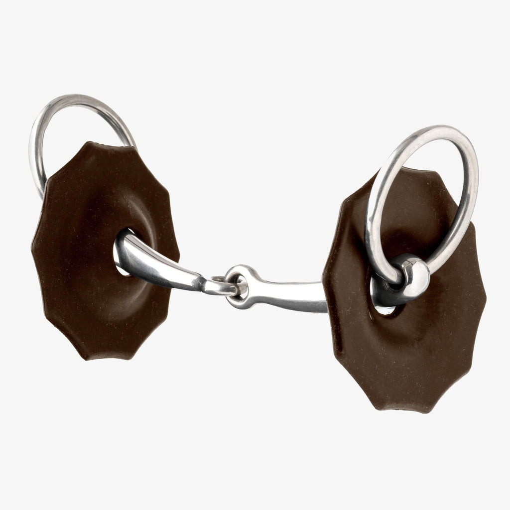 LeMieux Contoured Rubber Bit Guards - Brown