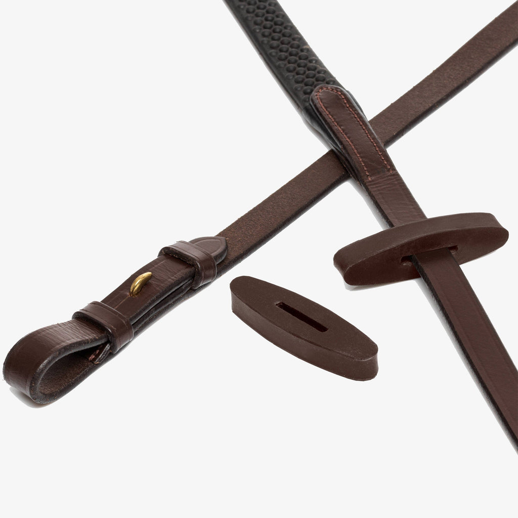 LeMieux Rubber Rein Stoppers - Brown