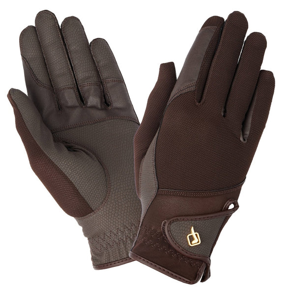 LeMieux Pro Mesh Gloves - Brown