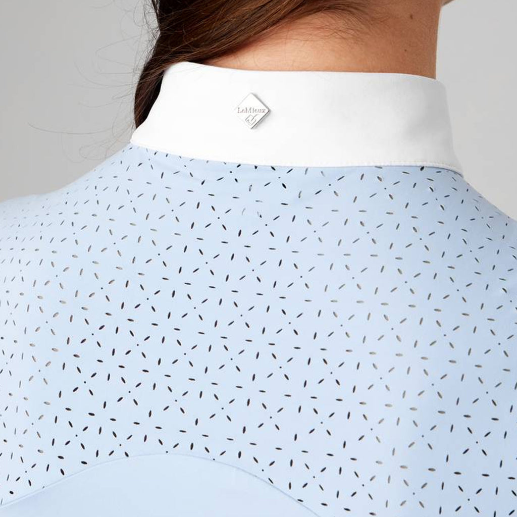 LeMieux Olivia Short Sleeve Show Shirt - Mist