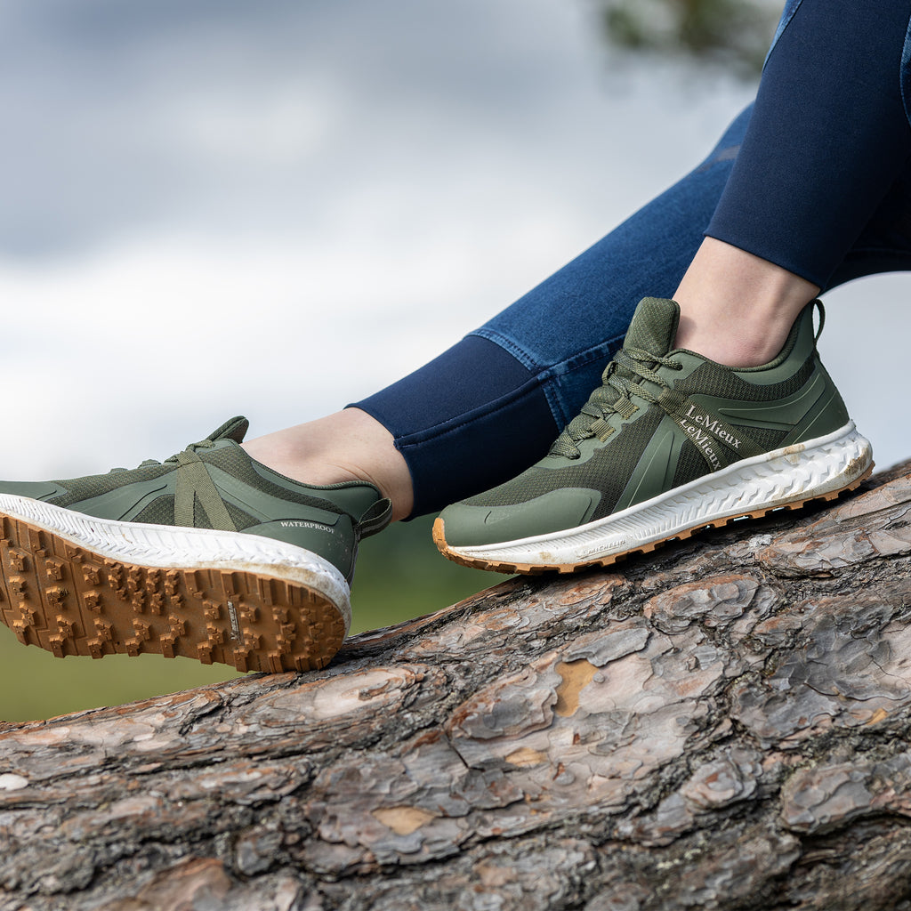 LeMieux Trax Waterproof Trainer - Khaki