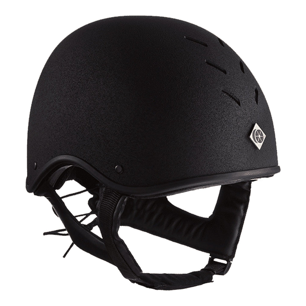 Charles Owen MS1 Pro Jockey Skull Round - Black