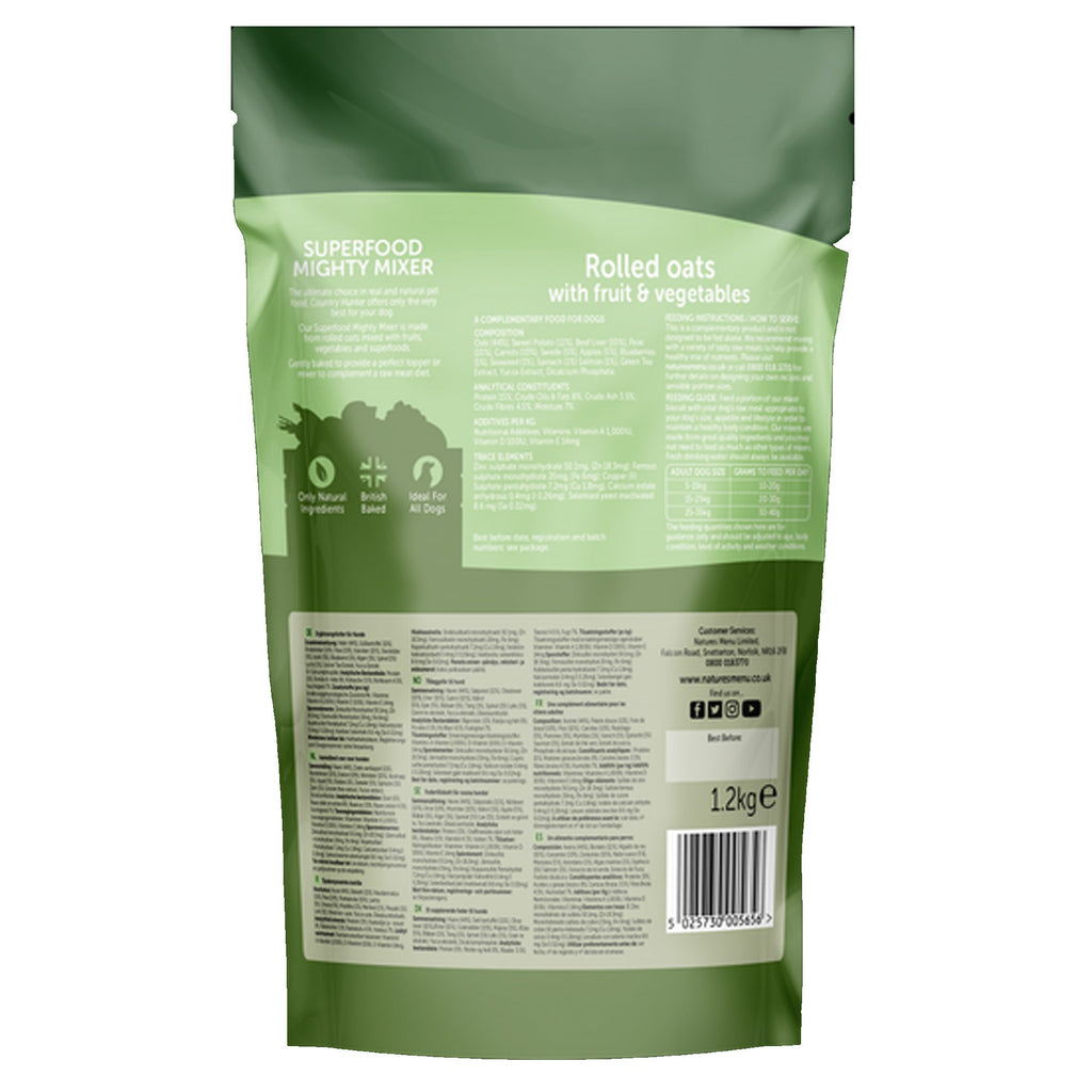 Natures Menu Superfood Mighty Mixer Biscuit