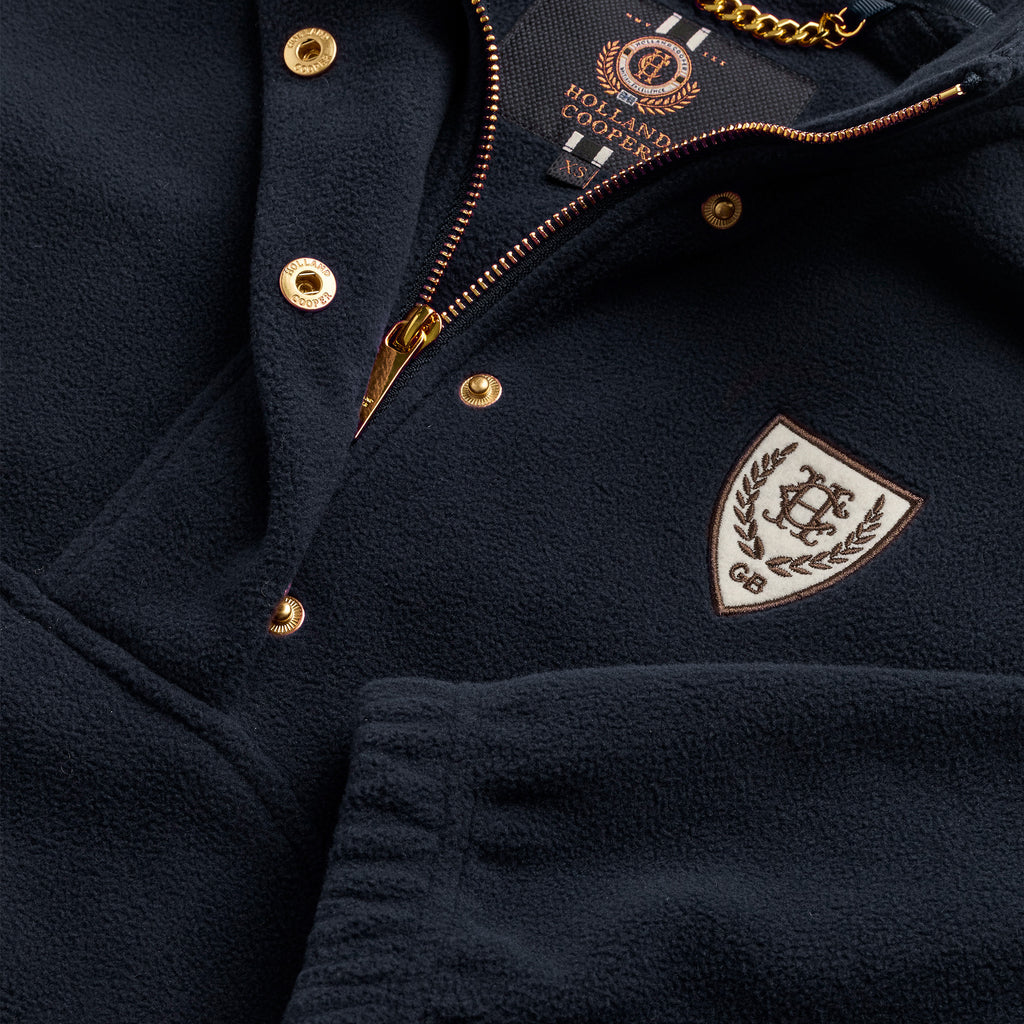 Holland Cooper Ladies Cranborne Over Head Fleece - Ink Navy