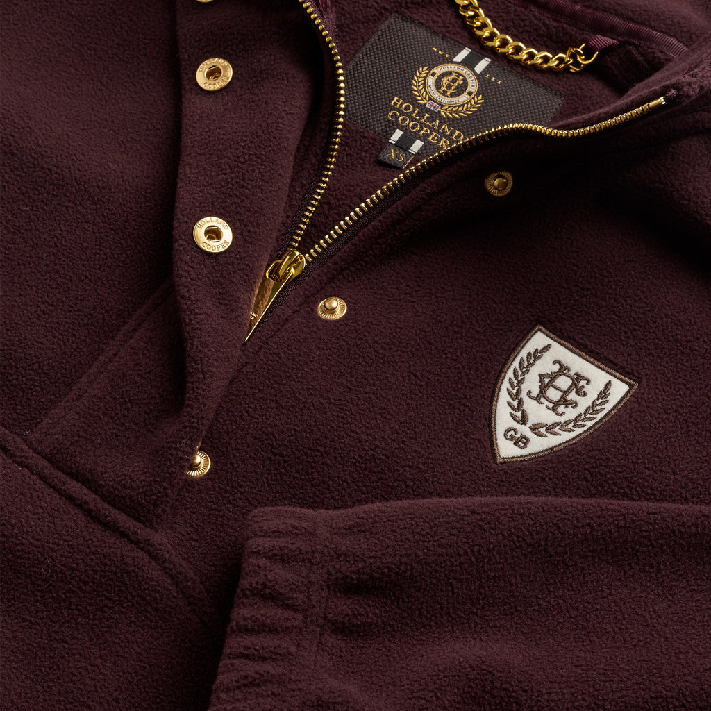 Holland Cooper Ladies Cranborne Over Head Fleece - Mulberry