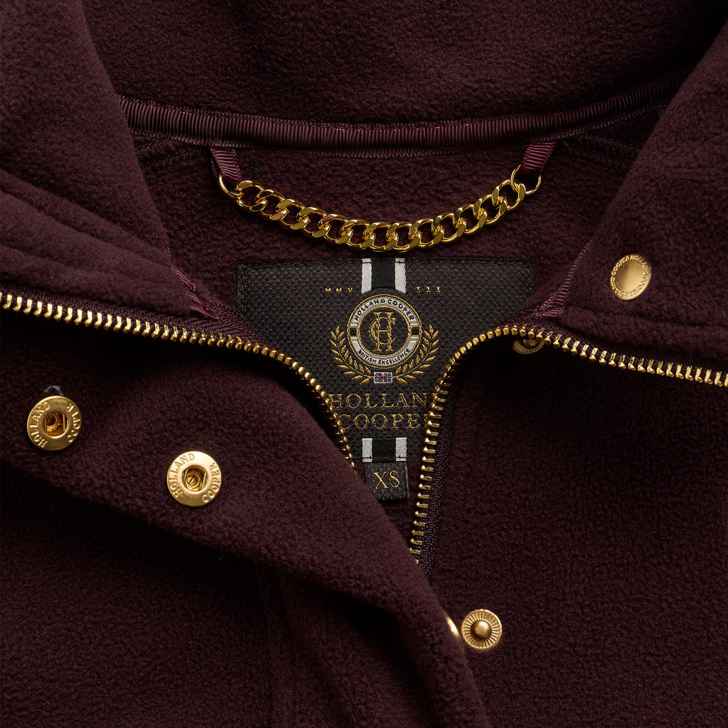 Holland Cooper Ladies Cranborne Over Head Fleece - Mulberry