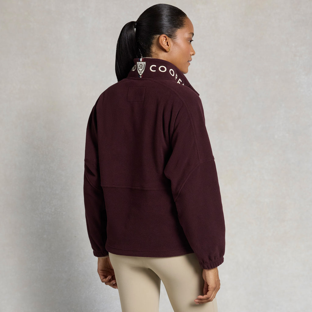 Holland Cooper Ladies Cranborne Over Head Fleece - Mulberry