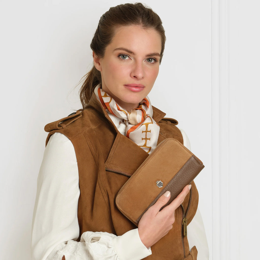 Fairfax and Favor Salisbury Purse -Tan