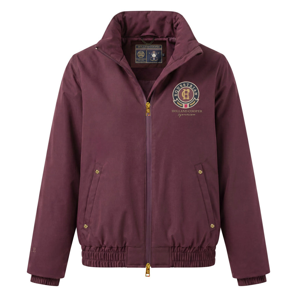 Holland Cooper Ladies Chiltern Team Waterproof Jacket - Mulberry