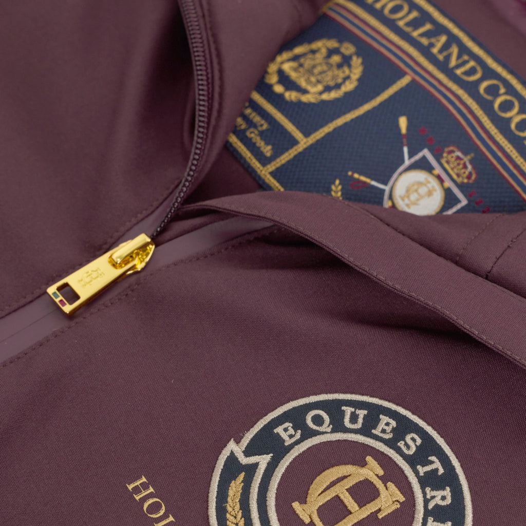 Holland Cooper Ladies Chiltern Team Waterproof Jacket - Mulberry