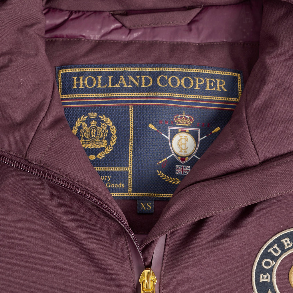 Holland Cooper Ladies Chiltern Team Waterproof Jacket - Mulberry