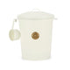 Scruffs Cantina 12L Steel Storage Pet Food Canister & Scoop - Cream