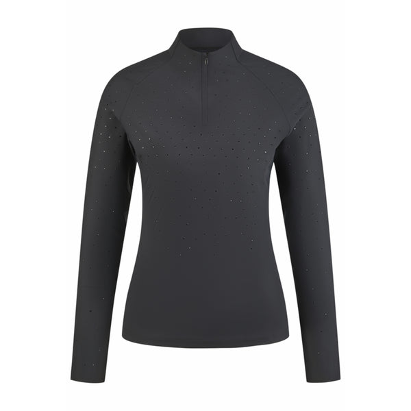 Pikeur Ladies Functional Zip Shirt - Black