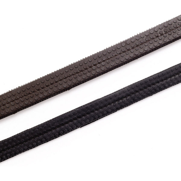 Hy Equestrian Rubber Grip Reins Brown