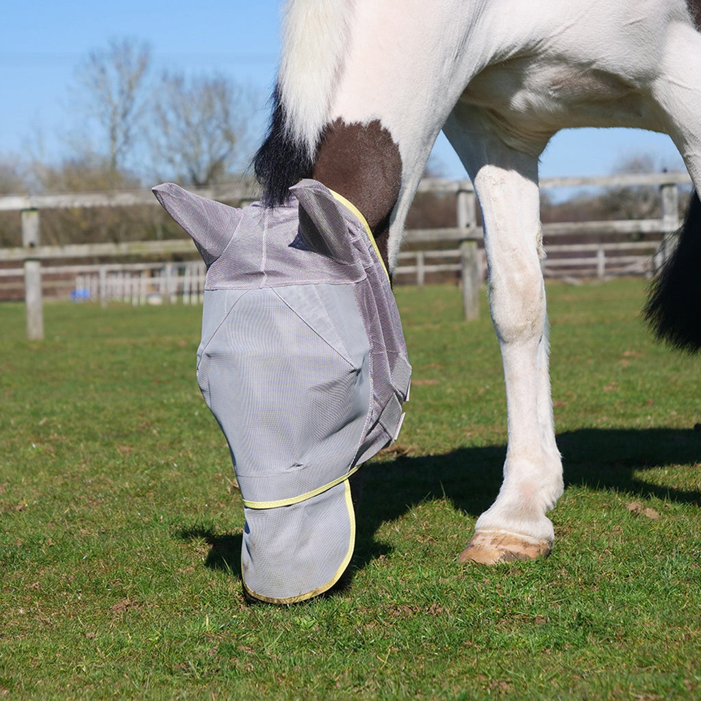 Equilibrium Field Relief Max Fly Mask - Grey